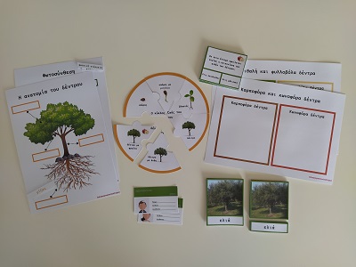 Εκπαιδευτικό υλικό - Υλικό Μοντεσσόρι για τα δέντρα