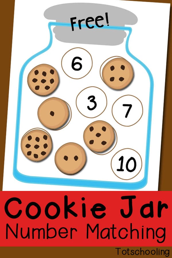 Παιχνίδι αρίθμησης και αναγνώρισης αριθμών με μπισκότα
