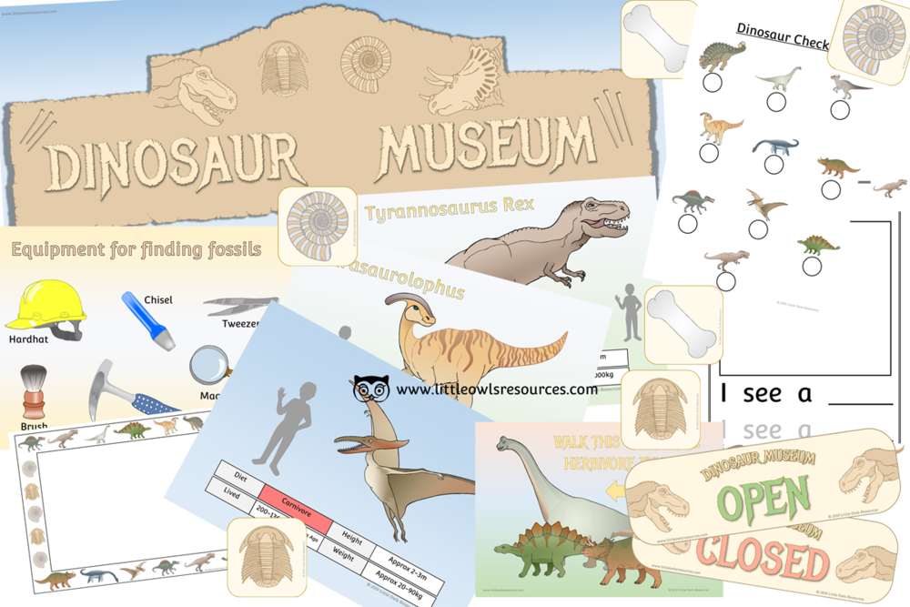 Παιχνίδια ρόλων - Μουσείο δεινοσαύρων