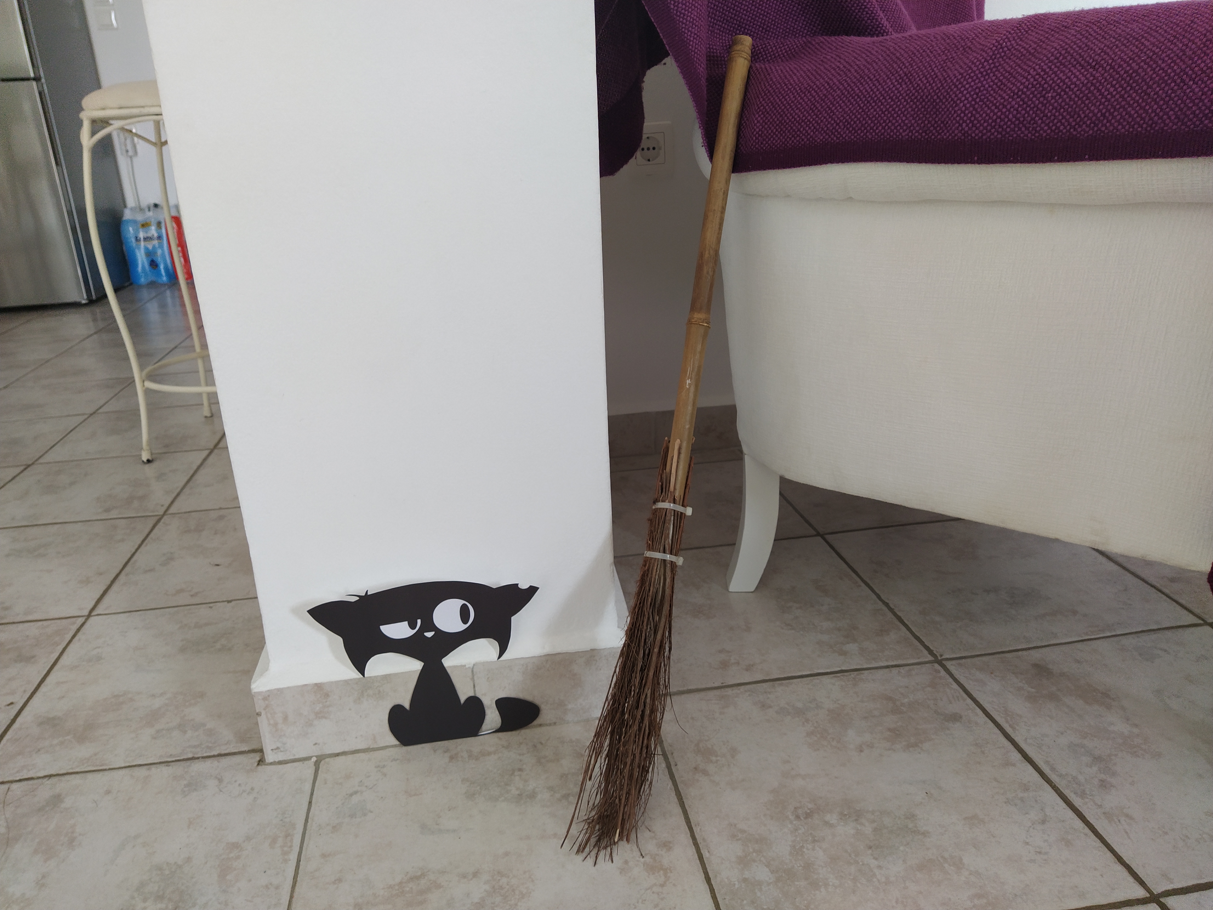 Πάρτι μάγισσας διακόσμηση σκουπόξυλο